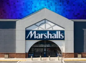 11 Marshalls Fall Finds That Look Like Anthropologie for Less. CHICAGO, IL, USA - MARCH 4, 2020: A drone / aerial shot of a Marshall's department store, which is owned by the TJX Companies. The chain has off price products and is linked with TJ Maxx and Homegoods