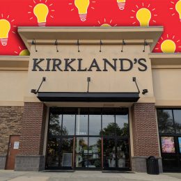 11 New Kirkland's Lamps That Look Expensive When Lit. Apex, North Carolina - April 4 2025: Kirkland's Storefront Brand Company Logo in Apex NC