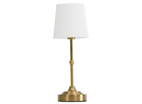 16in Pleated Fabric Shade Rechargeable Lamp