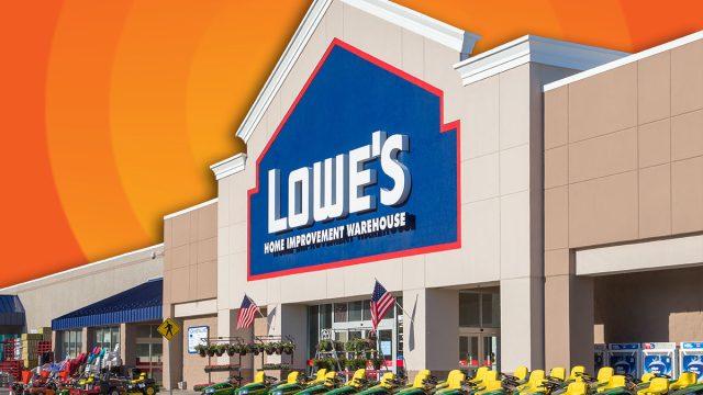 RAPID CITY, SD/USA - JUNE 1, 2017: Lowe's Home Improvement Warehouse exterior. Lowe's is an American chain of retail home improvement stores in the United States, Canada, and Mexico.