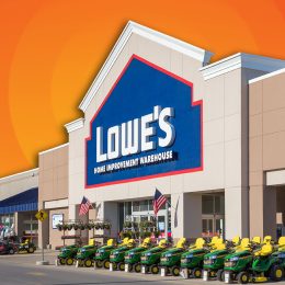 RAPID CITY, SD/USA - JUNE 1, 2017: Lowe's Home Improvement Warehouse exterior. Lowe's is an American chain of retail home improvement stores in the United States, Canada, and Mexico.