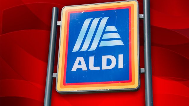7 Best New Aldi Home Finds Under $10. Pontefract ,Wakefield , UK 12 July 2025 : One famous German discount supermarket chains brand in UK , with cloudy blue sky
