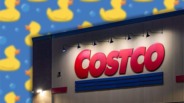 Apex, North Carolina - August 30 2025: Costco Wholesale Kirkland Signature Storefront Warehouse With Sunrise Sunset Parking Lot Pine Plaza