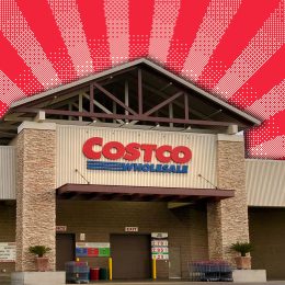 FOLSOM, CA, USA - JAN 15, 2018: Costco Store front and parking lot, Company logo one facade.