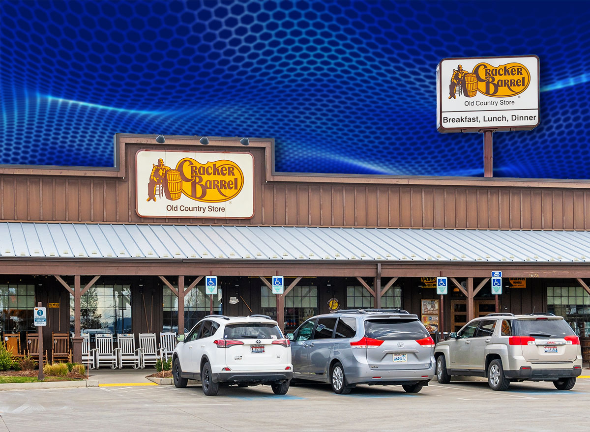 7 Best New Cracker Barrel Patio Accessories Hitting Shelves Now. Coeur d'Alene, Idaho, USA - April 15 2023: General view of the facade and entrance to the Cracker Barrel Old Country Store in the rural city of Coeur d'Alene, Idaho, USA