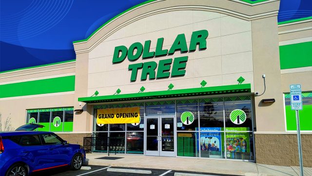 7 Best New Dollar Tree Entryway Finds Under $5. Apex, North Carolina - May 8 2025: Dollar Tree Grand Opening New Store Location Apex Chessie Grand Station Location Apex Peakway NC.