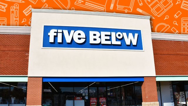 7 Best New Five Below Back-to-School Finds Under $10. Five Below Store Sign, Manassas, Virginia, USA, November 25, 2021