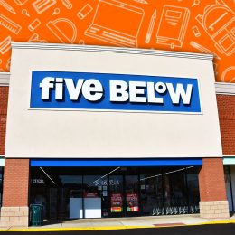 7 Best New Five Below Back-to-School Finds Under $10. Five Below Store Sign, Manassas, Virginia, USA, November 25, 2021