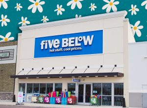 7 Best New Five Below Finds Hitting Shelves in August. Five Below Retail Storefront With Colorful Summer Merchandise and Discount Signs Outside Shopping Center Editorial Use Only Feb 26, 2026 St. Petersburg, FL, USA. Suburban retail center under a cloudy sky, conveying discount shopping, bargains and casual retail atmosphere.
