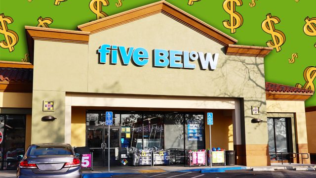 7 Best New Five Below Finds Under $5. Los Angeles, California – February 2025: Exterior View of Five Below Store Featuring Discount Home Goods under $5