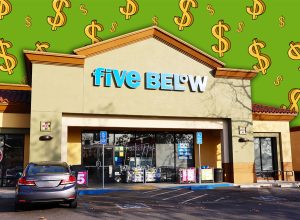 7 Best New Five Below Finds Under $5. Los Angeles, California – February 2025: Exterior View of Five Below Store Featuring Discount Home Goods under $5