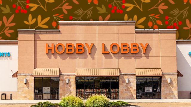 7 Best New Hobby Lobby Fall Craft and Decor Finds in Stores Now. Flowood, MS / USA - August 9, 2020: Hobby Lobby store front with empty parking lot and copy space.