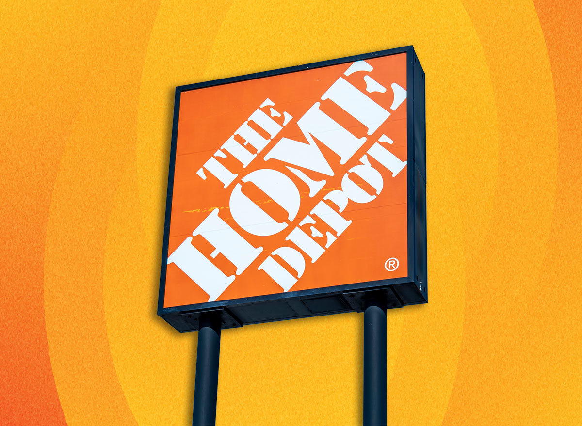 7 Best New Home Depot Deals Hitting Shelves This Week. Houston, TX, USA - April 14, 2024: Close up of Home Depot logo sign with the blue sky background. Houston, USA. Home Depot, is an American multinational home improvement retail corporation.