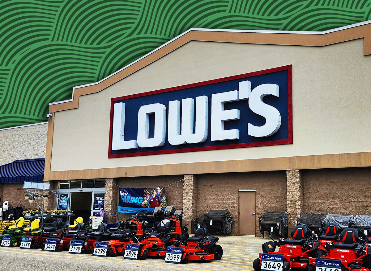 7 Best New Lowe's Outdoor Finds Under $25. Lowe's store exterior, Fayetteville, North Carolina, USA, January 14, 2026