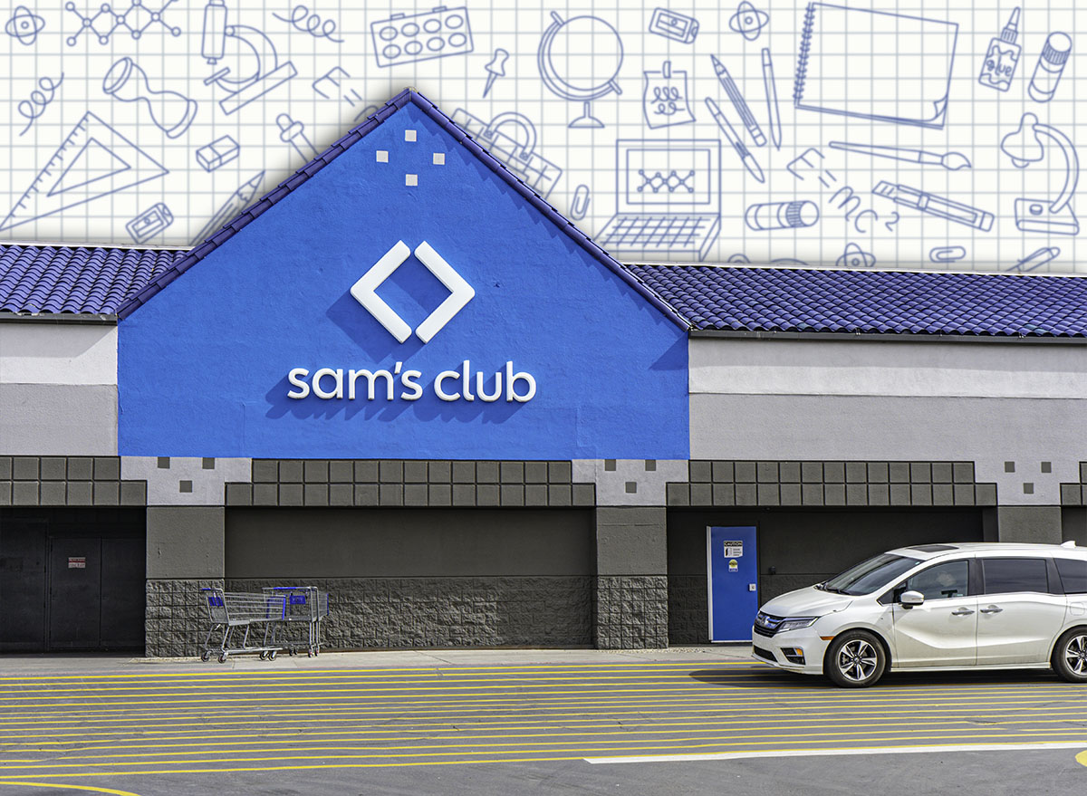 7 Best New Sam's Club Back-to-School Finds Under $20. Albuquerque, New Mexico, USA - February 16 2026: The exterior facade of a Sam's Club grocery store