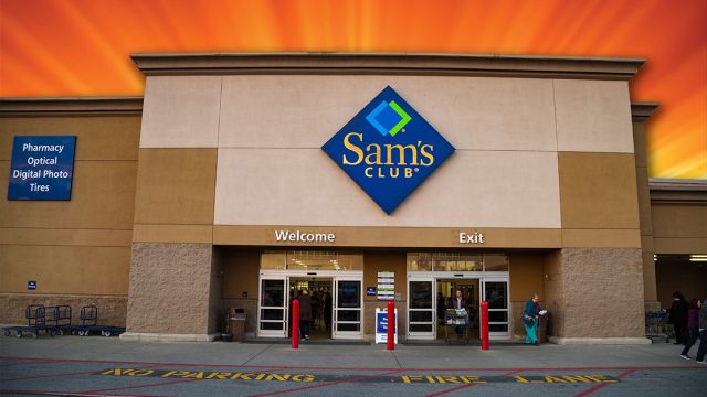 7 Best New Sam's Club Finds Hitting Shelves in Late July. York, PA - December 30, 2016: Sam's Club entrance. Sam's Club is an American chain of membership-only retail warehouse clubs operated and owned by Walmart.