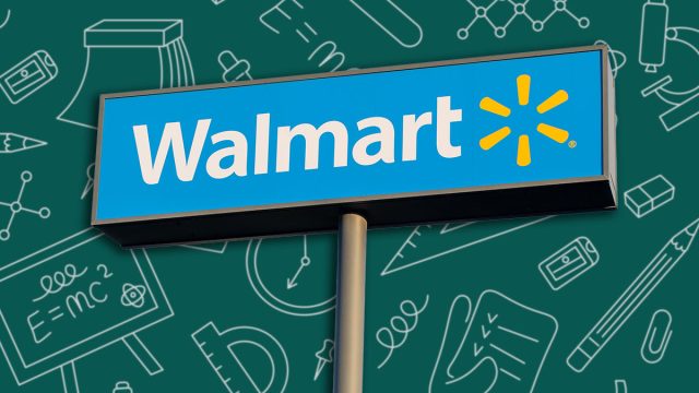 7 Best New Walmart Back-to-School Finds Under $10. Walmart sign with blue sky background. Salt Lake City, Utah, USA, June 20, 2023. Walmart Inc. is an American multinational retail corporation.
