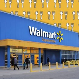 7 Best New Walmart Kitchen Finds Under $15. RICHMOND HILL, CANADA - JANUARY 21, 2023: The exterior of a Walmart megastore in Richmond Hill, Canada.