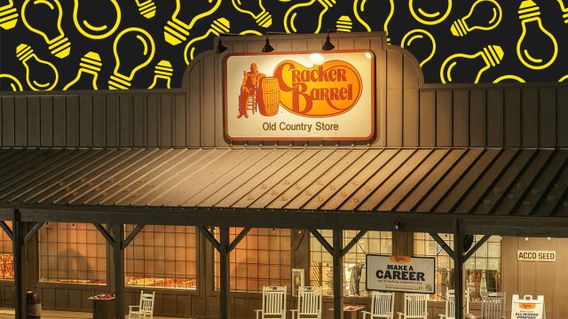 7 New Cracker Barrel Lamps and Lighting Finds That Look Twice the Price. Cracker Barrel Old Country Store At Night Aerial Shot Old Logo Kenosha Wisconsin USA August 26th 2025