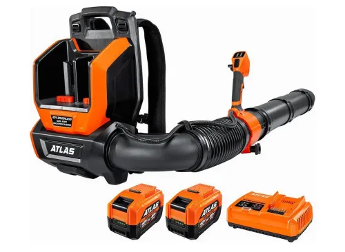 ATLAS 80V Brushless Cordless Dual-Port Backpack Blower Kit