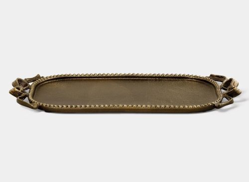 Antique Brass Bow Vanity Tray - Threshold™