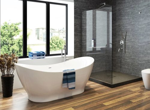 Appollo Kalisto Seamless Freestanding Bathtub with Center Drain