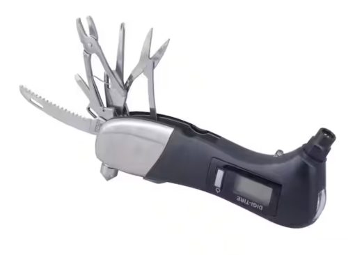 BRIDGELAND Car Emergency Tool with Digital Tire Gauge