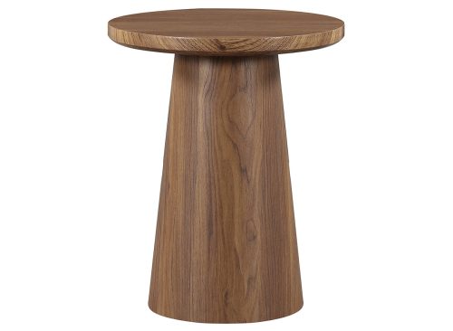 Better Homes & Gardens Ashby Pedestal End Table, Walnut Finish