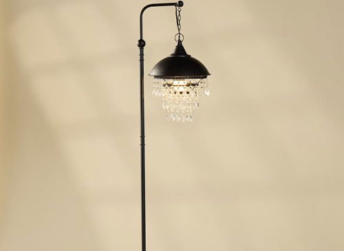 Black Metal Floor Lamp