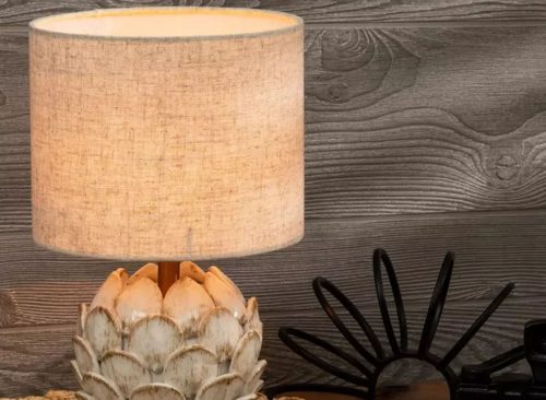 Boho Leaf Ceramic Table Lamp