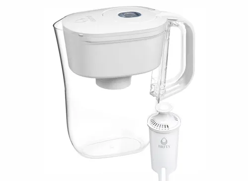 Brita Water Filter 6-Cup Denali Water Pitcher Dispenser with Standard Water Filter
