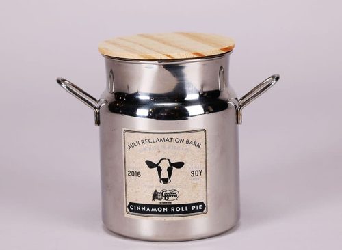 Cinnamon Roll Candle in a Milk Jug