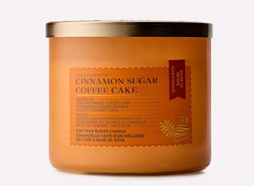 Cinnamon Sugar Coffee Cake 3-Wick Candle