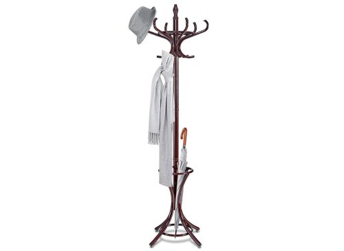 Costway Wood Standing Hat Coat Rack