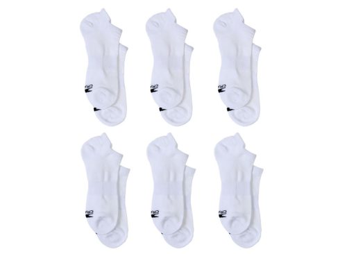 Crane Cushion Socks No Show White