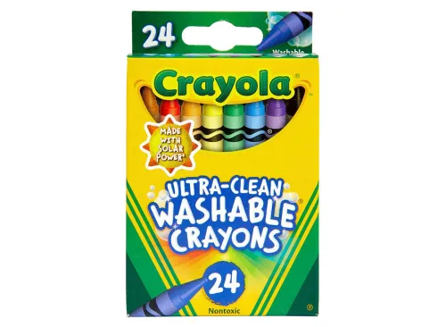 Crayola Ultra Clean Washable Crayons, 24 ct