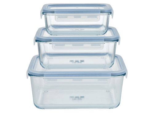 Crofton Blue Rectangle Containers