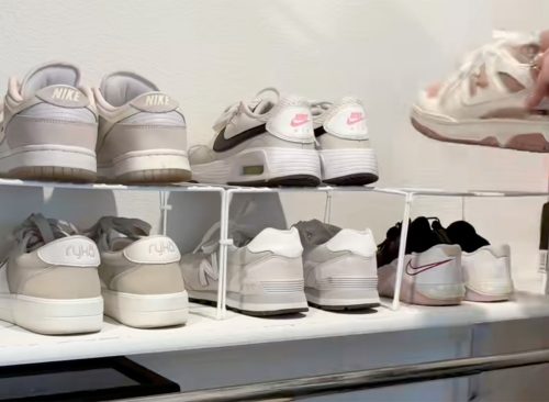 Design a Shoe Organizer Out of Wire Shelves