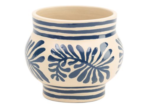 ECCOLO 9in Ceramic Side Wave Planter