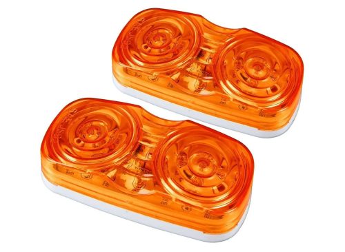 ENWAY Amber LED Clearance Marker Lamps, 2-Pack