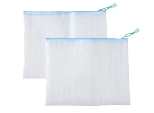 Easy Home Blue Zipper Pouches