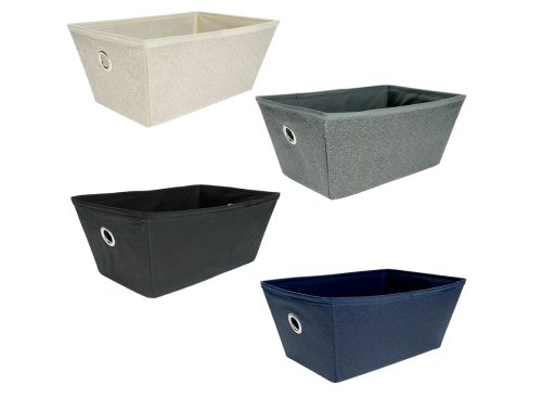 Essentials Assorted Fabric Storage Baskets with Grommets