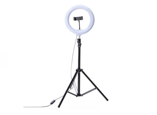 Extendable Tripod With Ring Light Set