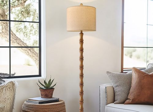 Farmhouse Floor Lamp for Living Room