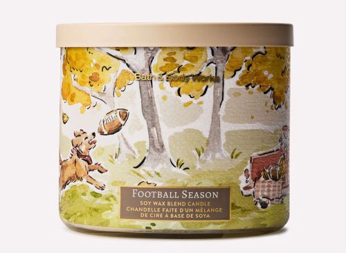 Football Season 3-Wick Candle