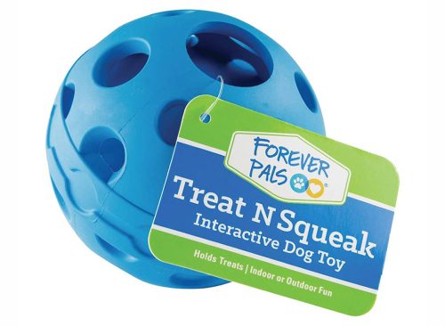 Forever Pals Treat N Squeak Interactive Dog Toy