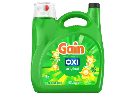 Gain +Oxi Liquid Laundry Detergent, Original, 159 Loads, 170 fl oz