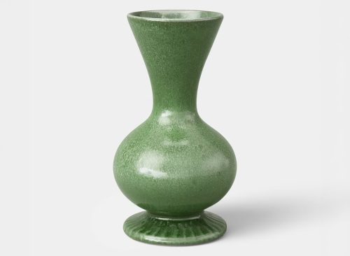 Glazed Ceramic Vase Green - Threshold