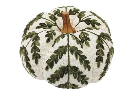 Green Leaf Pumpkin Tabletop Decor