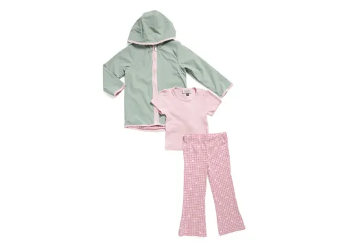 HUNTER Toddler Girls 3pc Jacket Top And Pants Set